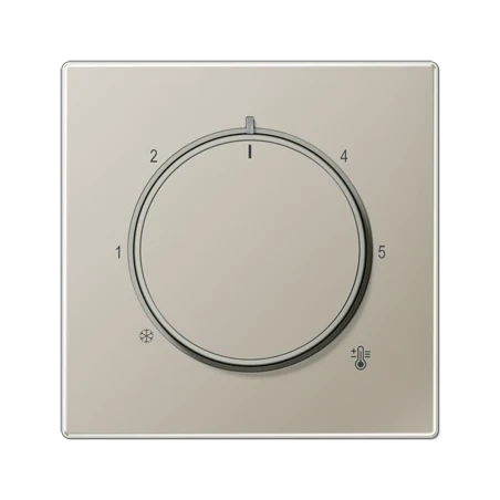 ES1749 centre plate for thermostat Stainless steel