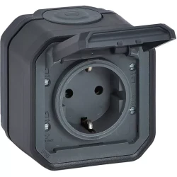 PLEXO pistikupesa antratsiit pind IP55