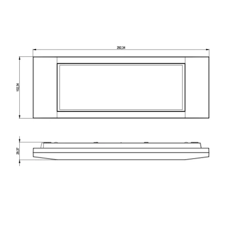 BLU emergency luminaire 1h/3h