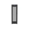 Põrandakapp 19" 42U 600x600mm LCD perforeeritud uks must Põrandakapp 19" 42U 600x600mm LCD perforeeritud uks must