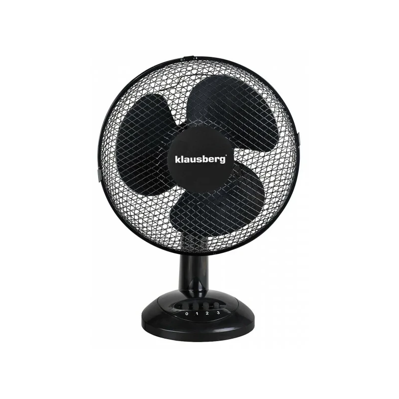 Lauaventilaator 40W 30cm must Klausberg