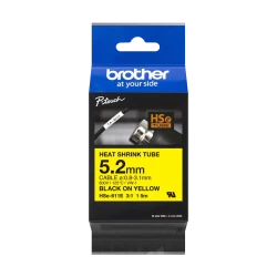 Brother termok. lint HSE-611E kollane lint must kiri 5,2mm