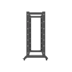Lahtine põrandaraam 32U 600x800 must