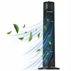 Põrandaventilaator must 50W