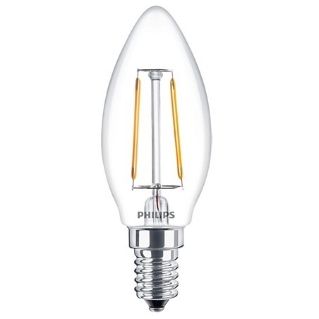 CLA LED küünallamp 4.3-40W B35 CL E14 klaar