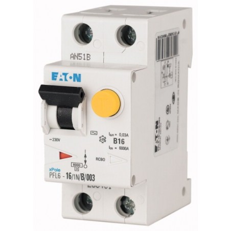 PFL6 type-A RCD with overcurrent protection