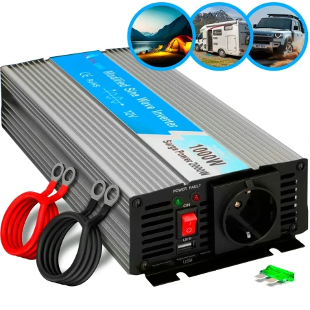 Inverter 1000W 12V - 230V mod. sinus