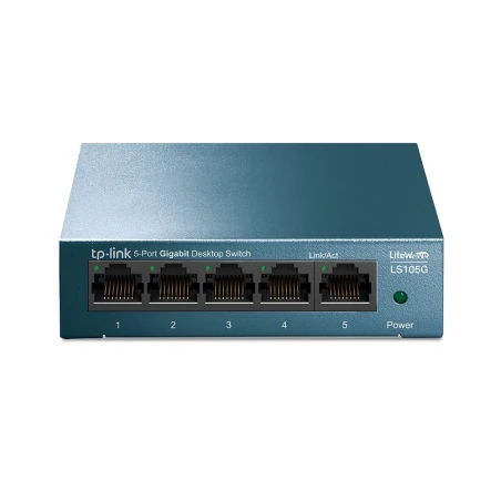 5-port Gigabit Switch, 10/100/1000M, metall