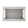 Seinakapp 19" 6U 600x600mm klaasuksega Seinakapp 19" 6U 600x600mm klaasuksega