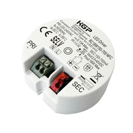 Led Driver 18W 150-700mA  2,5-45VDC NFC