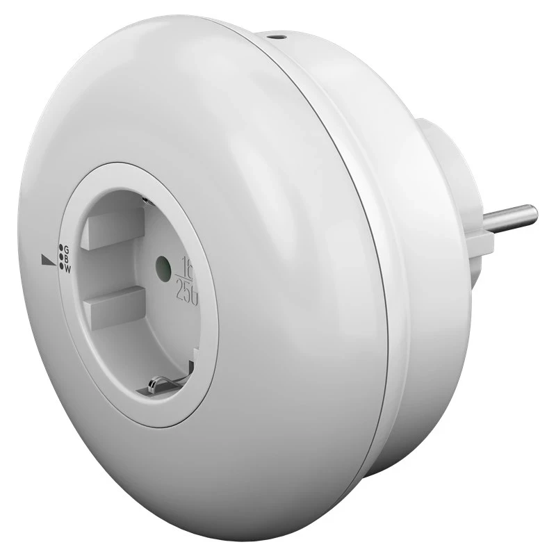 Öövalgusti pistikupesaga hämaralülitiga roheline/sinine/valge