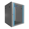 Seinakapp 19" 15U 600x600 klaasuks Seinakapp 19" 15U 600x600 klaasuks