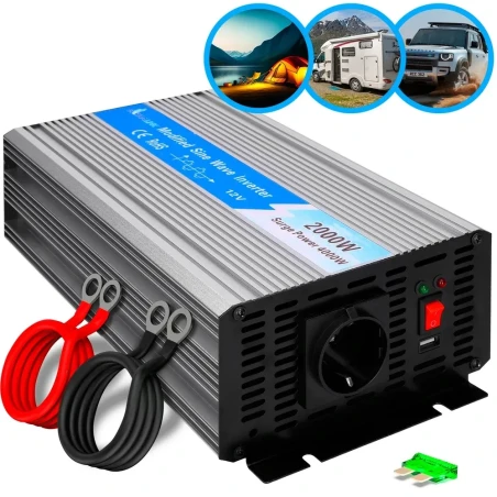 Inverter 2000W 12V - 230V mod. sinus