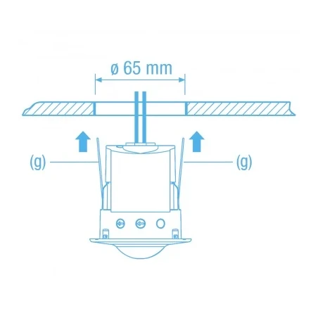 Kohalolekuandur süv. 360° 10m max 2000W SENSA PRO VEXEN