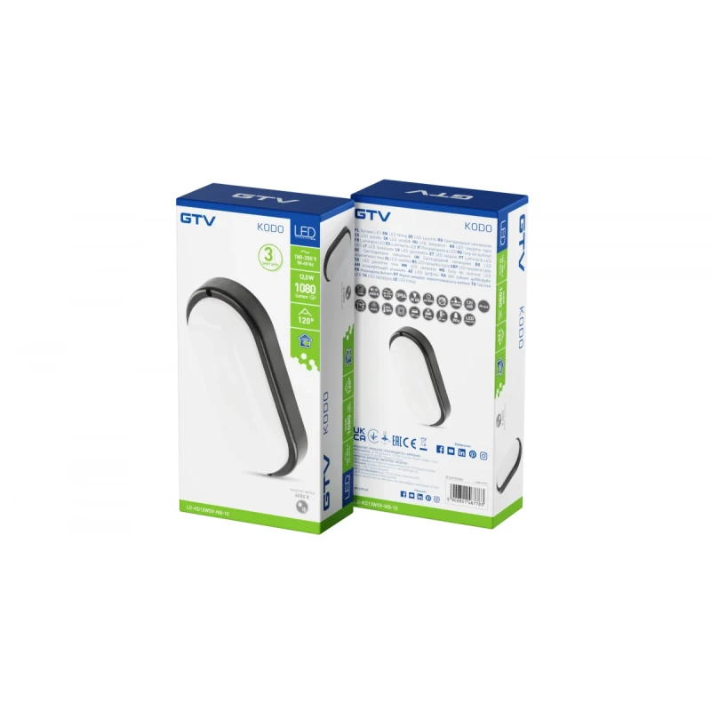 Kodo IP54 12W Oval luminaire