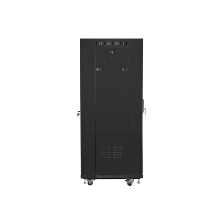 Põrandakapp 19" 27U 600x600mm klaasuks LCD