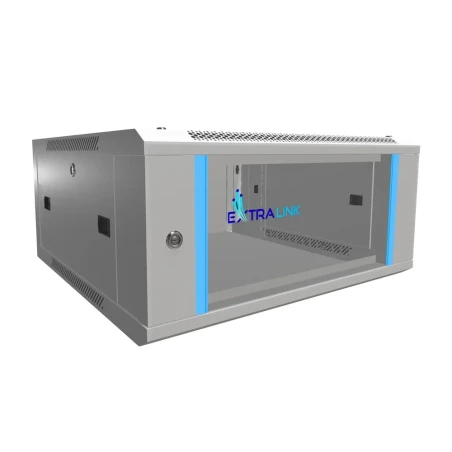 Seinakapp 19" 4U 600x600mm klaasuksega Seinakapp 19" 4U 600x600mm klaasuksega