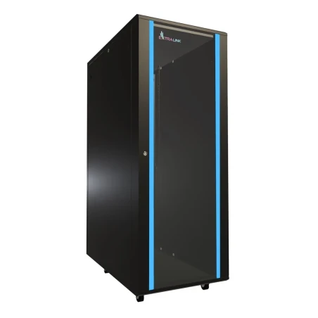 Põrandakapp 19" 32U 600x1000 klaasuks Põrandakapp 19" 32U 600x1000 klaasuks