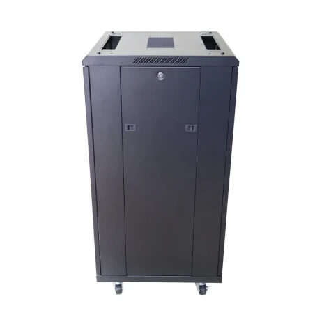 Põrandakapp 19" 27U 600x600 klaasuks Põrandakapp 19" 27U 600x600 klaasuks