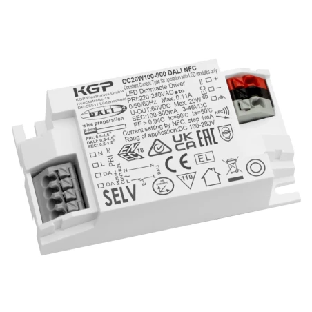 Led Driver 20W 100-800mA DALI2 dimm NFC Led Driver 20W 100-800mA DALI2 dimm NFC