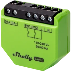 DALI2 Dimmer Gen3 WiFi BT Shelly
