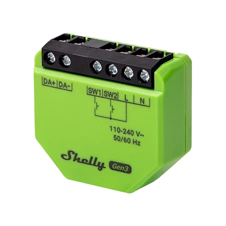 DALI2 Dimmer Gen3 WiFi BT Shelly DALI2 Dimmer Gen3 WiFi BT Shelly