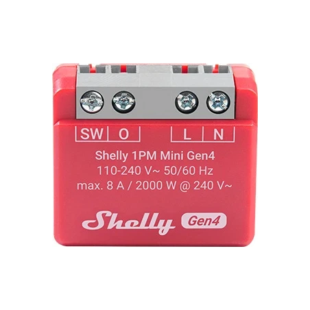 Shelly 1PM Mini Gen4 Reley/Powermeter 8A WiFi BT Zigbee Matter Shelly 1PM Mini Gen4 Reley/Powermeter 8A WiFi BT Zigbee Matter