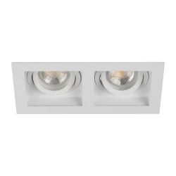 ARET 2xMR16 downlight 90x170 / 100x185mm