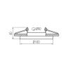 ARET DTO pööratav downlight Ø90/100mmmm ARET DTO pööratav downlight Ø90/100mmmm