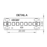 Led strip 6W/m 350led/m 24V CRI80 Led strip 6W/m 350led/m 24V CRI80