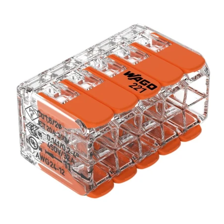 221-420 Wago avatav klemm 10x 0,2-4mm² 32A 221-420 Wago avatav klemm 10x 0,2-4mm² 32A