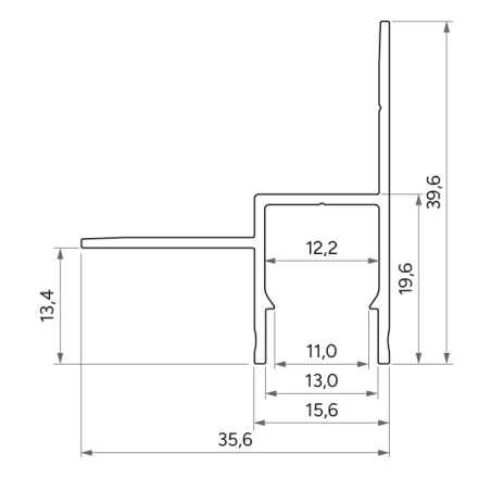 BRUNO led profiil karniisile BRUNO led profiil karniisile