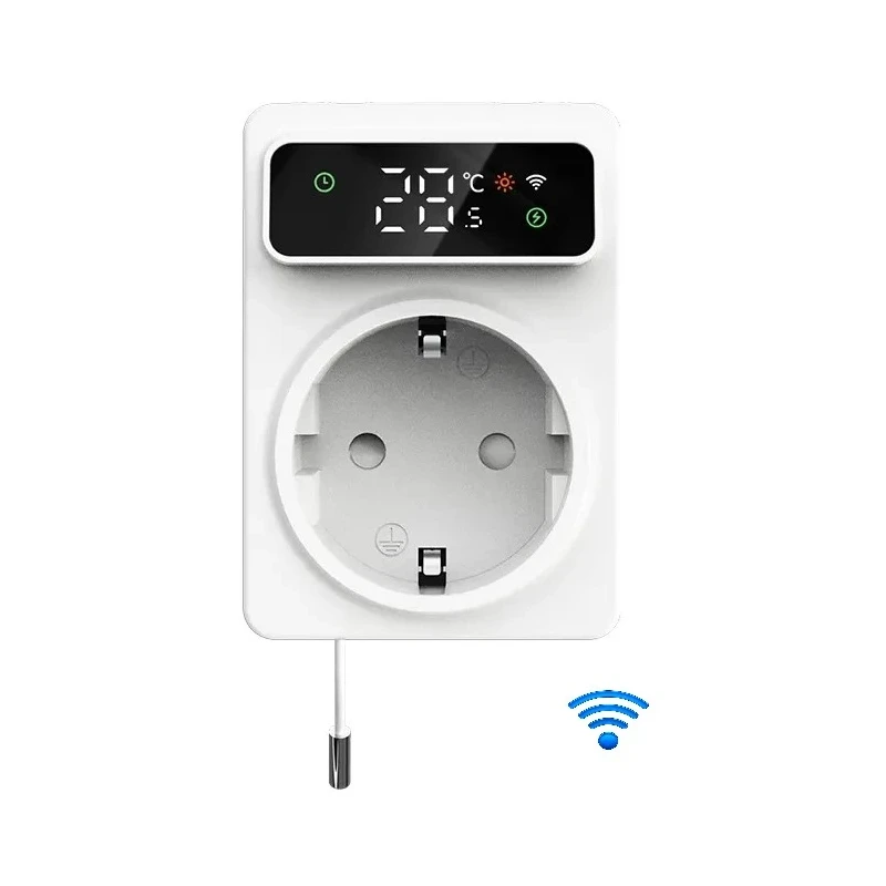 Pistikupesa termostaat Rti-Tek TP3 Wifi -10℃- +90℃ 230V 16A