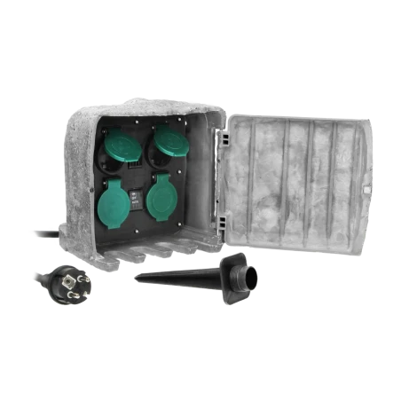 Aia pistikupesa 4x schuko H07RN 3x1,5mm2 3m