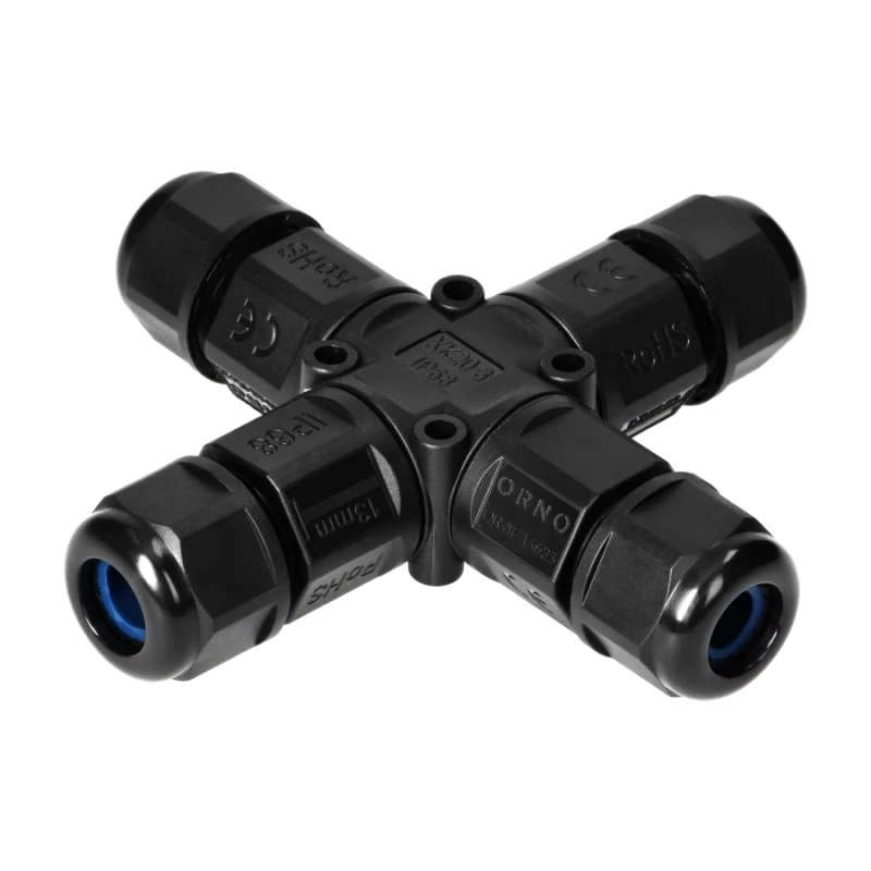 X-jätkumuhv 3x4 kaablile IP68 kruvita