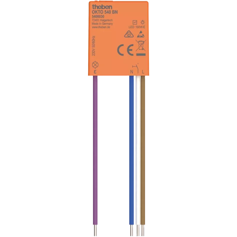 Impulssrelee OKTO 540 BN lüliti taha toosi müravaba 230V 250W