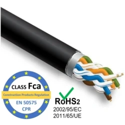 Arvuti välikaabel varjega F/UTP CAT5E must