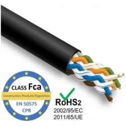 Arvuti välikaabel  CAT5E UTP must