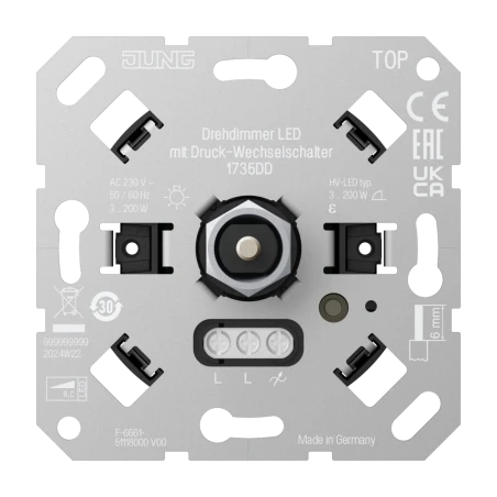 Pöörddimmer (trailing edge) süv.(veksel) 3-200W LED