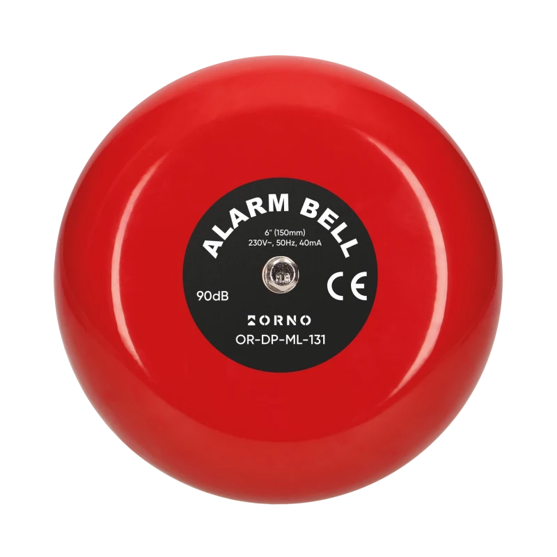 Häirekell 230V 90dB punane 150mm
