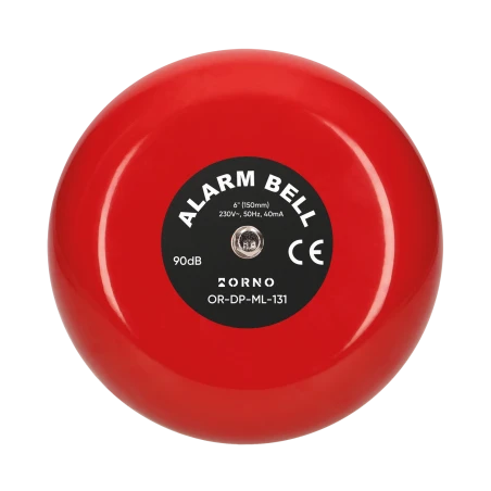 Häirekell 230V 90dB punane 150mm