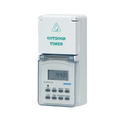 Digitaalne taimer pistikupessa 8 programmi IP44 16A