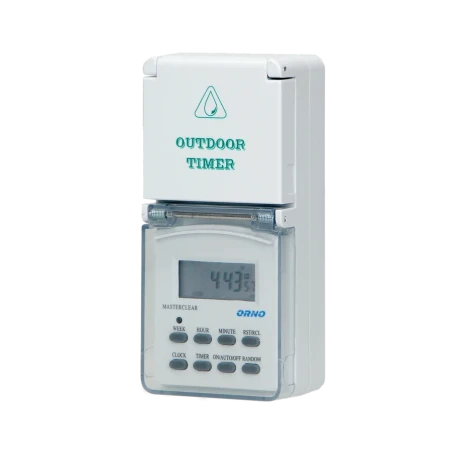 Digitaalne taimer pistikupessa 8 programmi IP44 16A