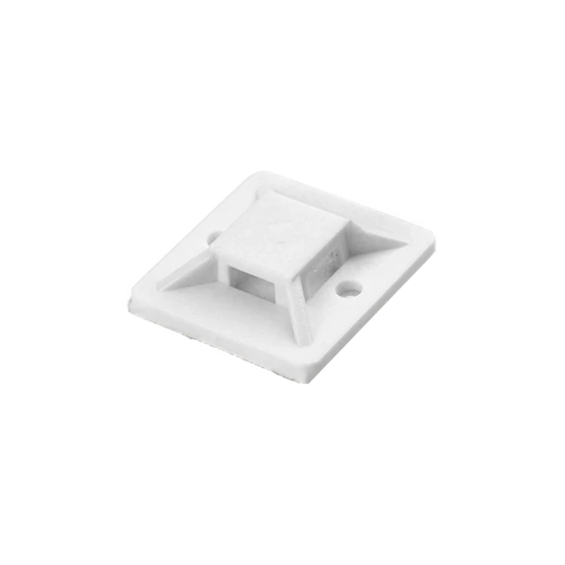 Kaablisideme liimankur valge 20x20mm max 4,8mm