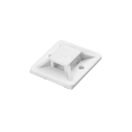 Kaablisideme liimankur valge 20x20mm max 4,8mm