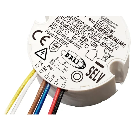 Led Driver 10W 100-500mA DALI2 dimm NFC
