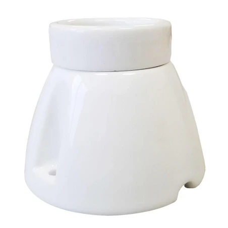 Keraamiline valge E27 pindpaigaldatav pesa