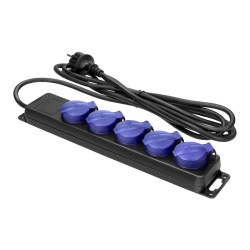 Pikendusjuhe 5 pesa IP44 H05RR 3x1,5mm2 5m