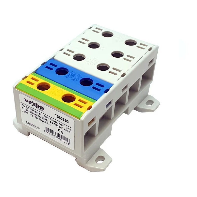 Üleminekuklemm Cu/Al 2,5-35mm²