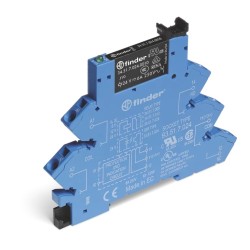 Type 38.61 1CO minirelee vedruklemmiga